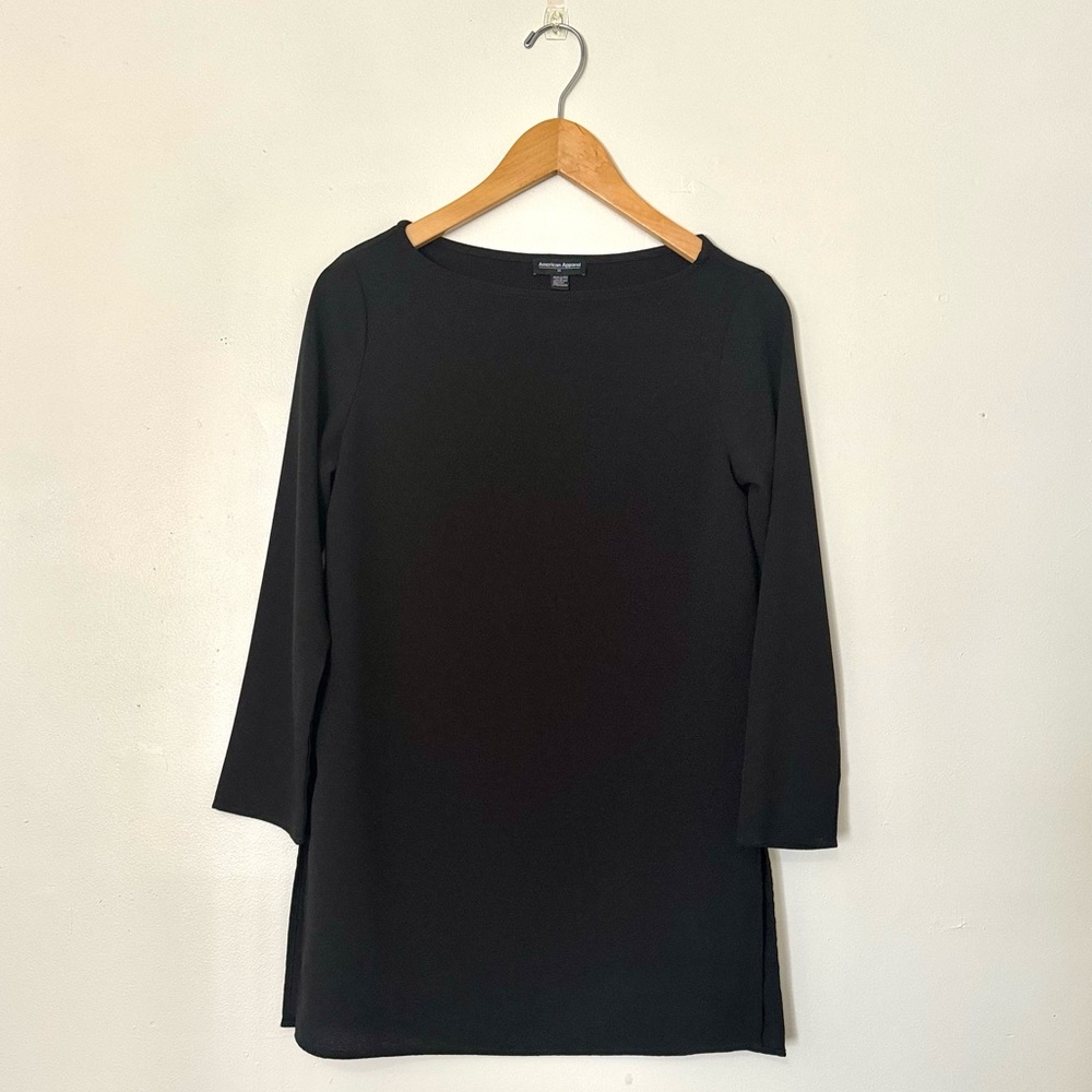 American Apparel - Crepe Boatneck Tunic
